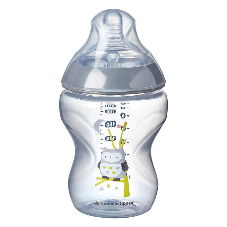 Tommee Tippee Closer To Nature Feeding Bottle, 260Ml X 6  -Boy