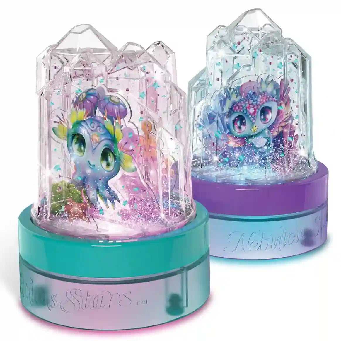 Nebulous Stars Crystal Snow Globes