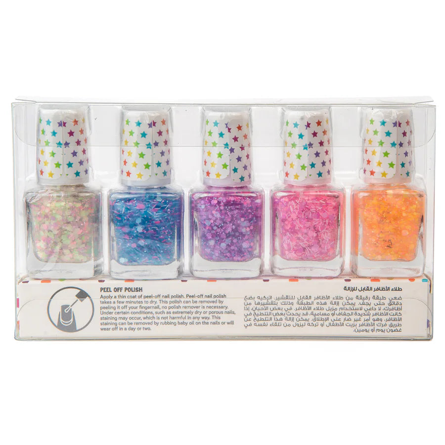 مجموعة طلاء أظافر شاش كونفيتي ووتر مجموعة طلاء أظافر شاش كونفيتي ووتر