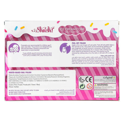 Shush Ice Cream Water Nail Polish 5pcs