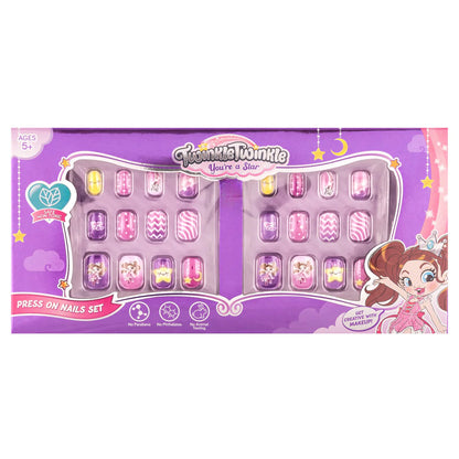 Twinkle Twinkle Press-On Nail Set for Kids