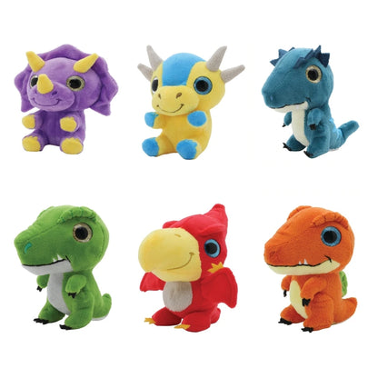 Funville Cutekins Roaring Pals 12Cm Plush Dinosaurs With Sounds