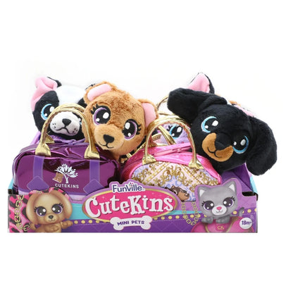 Funville Cutekins Mini Pets In Bags 4 Assorted