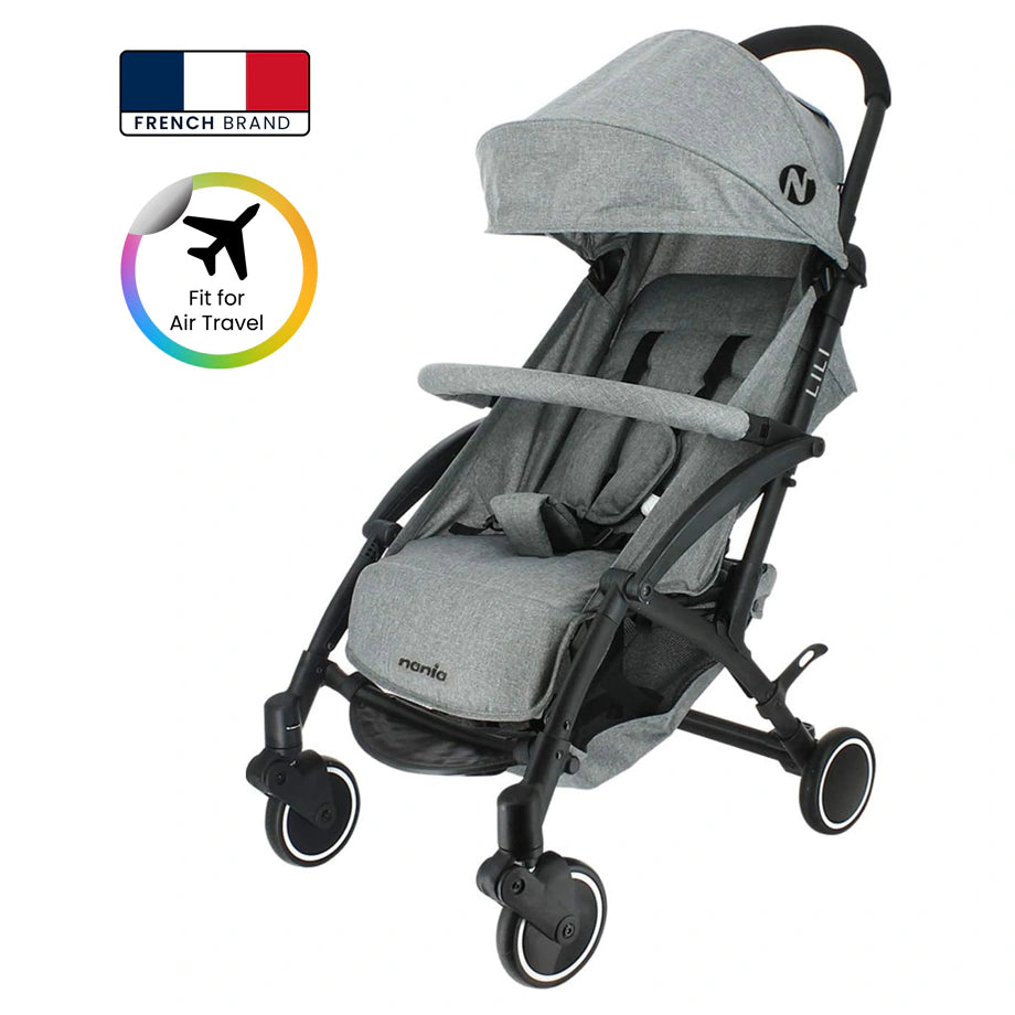 Nania Lili Compact Stroller (Grey) Nania Lili Compact Stroller (Grey)