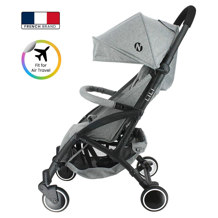 Nania Lili Compact Stroller (Grey) Nania Lili Compact Stroller (Grey)