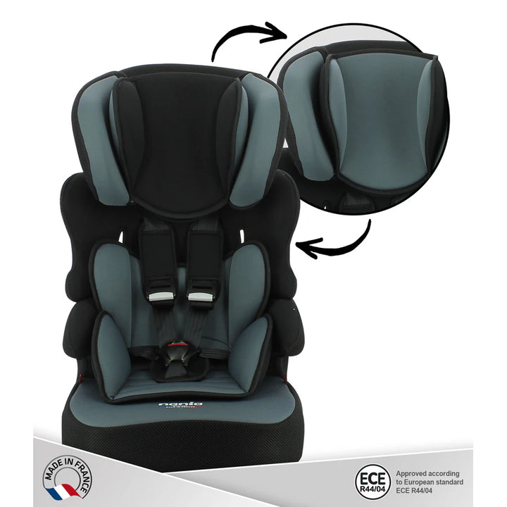 Nania Beline Carseat For Group 1/2/3 (Gris)