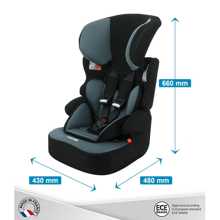 Nania Beline Carseat For Group 1/2/3 (Gris)