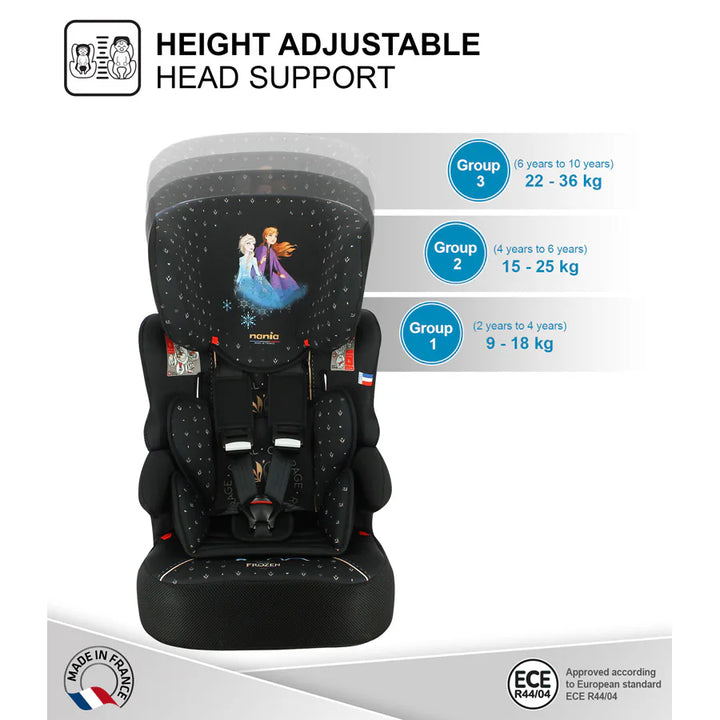 Nania Beline Carseat For Group 1/2/3 - Frozen Royal