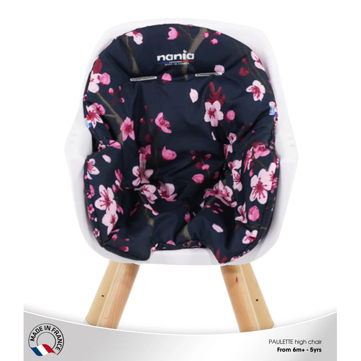 Nania Paulette 2In1 Highchair W/ Reversible Cushion (Cherry)