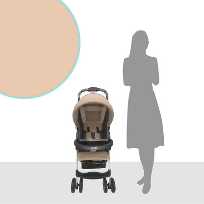 Moon Bezik One Fold Stroller (Beige)