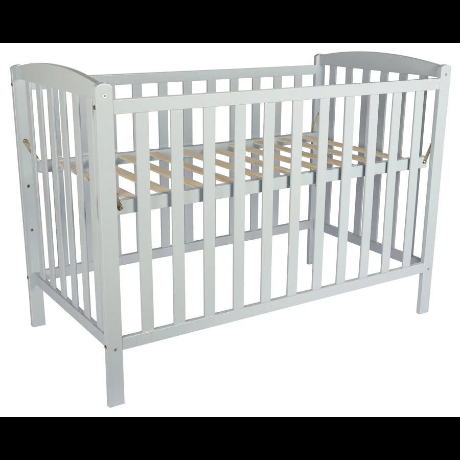 Moon - Wooden Window Crib (Grey) - Mattress Included