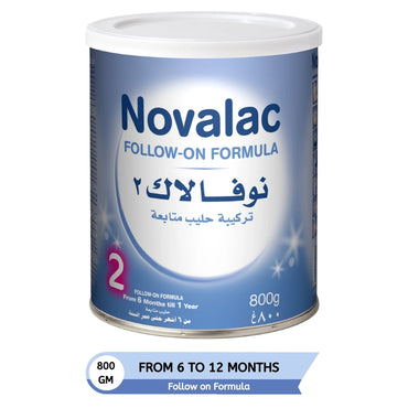 Novalac 2 Follow On Formula (6–12 Months, 800g)