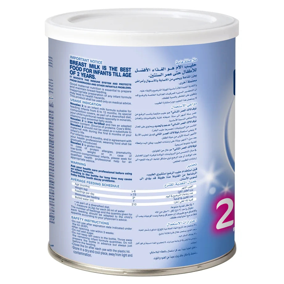 Novalac 2 Follow On Formula (6–12 Months, 800g)