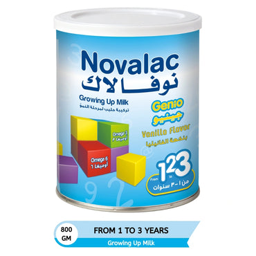 Novalac Genio 123 Growing Up Formula (1–3 Years, 800g)