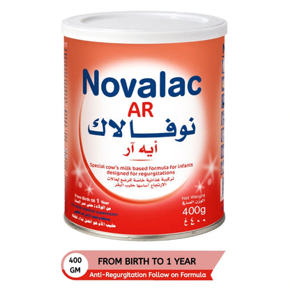 Novalac AR Anti Regurgitation Infant Milk Formula (0–12 Months, 400g)