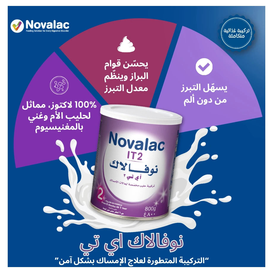 Novalac IT2 Anti Constipation Follow On Formula (From 6 Months Onwards, 800g)