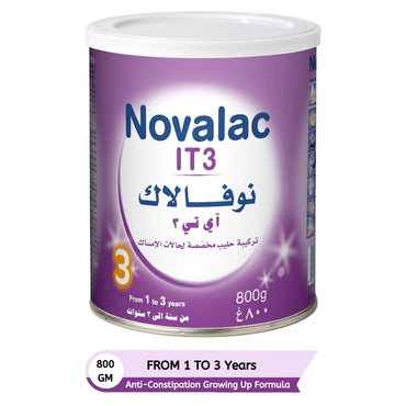 Novalac IT3 Anti Constipation Growing Up Formula (1–3 Years, 800g)