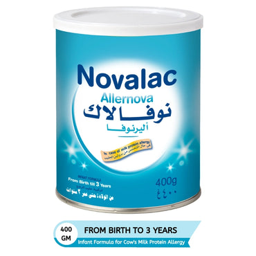 Novalac Allernova Extensively Hydrolyzed Infant Milk Formula (0–3 Years, 400g)