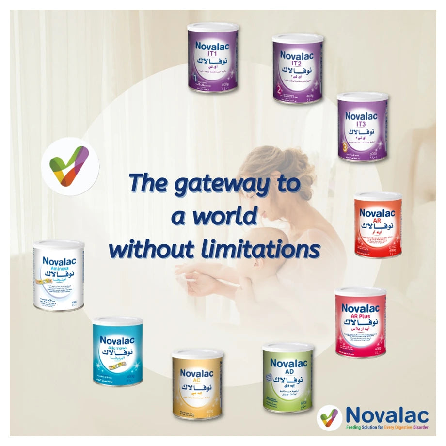 Novalac AR Plus Anti Regurgitation Infant Milk Formula (0–12 Months, 400g)