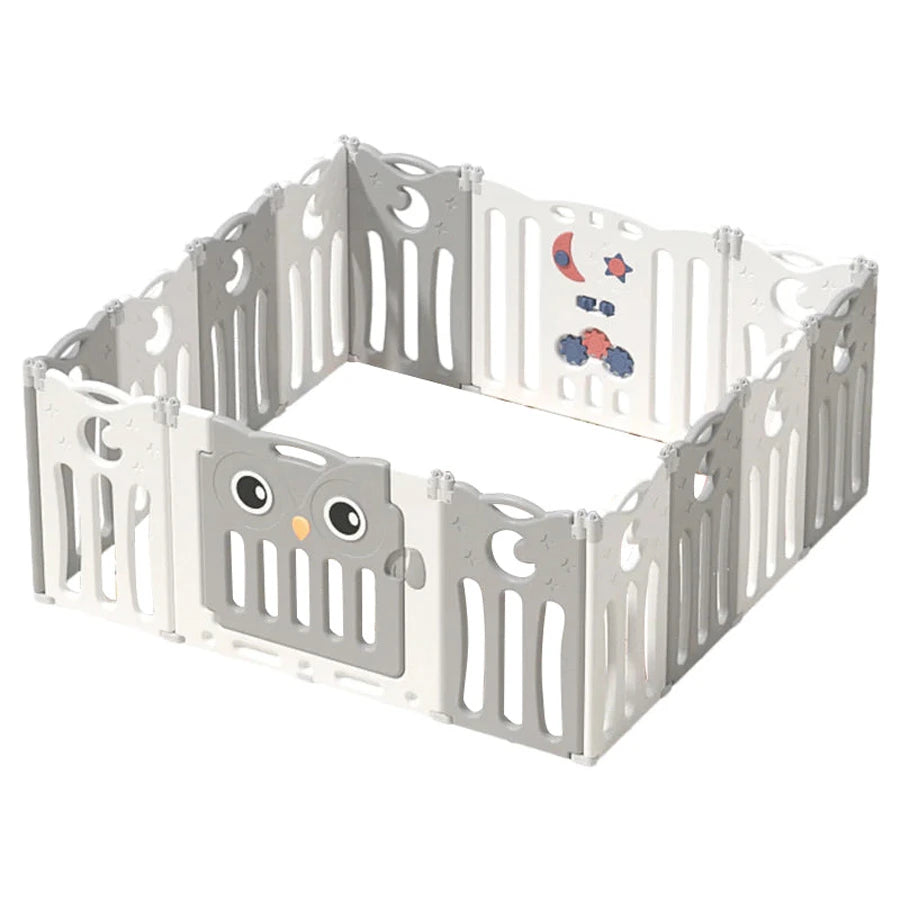 Little Angel Kids Playpen - 143 x 143 x 63cm (Grey)