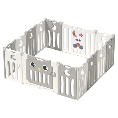 Little Angel Kids Playpen - 143 x 143 x 63cm (Grey)