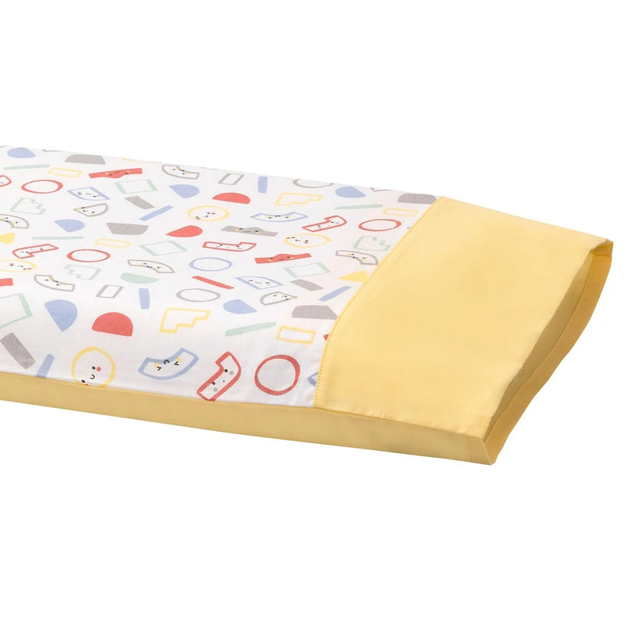 ClevaFoam Baby Pillow Case (Grey/Yellow)