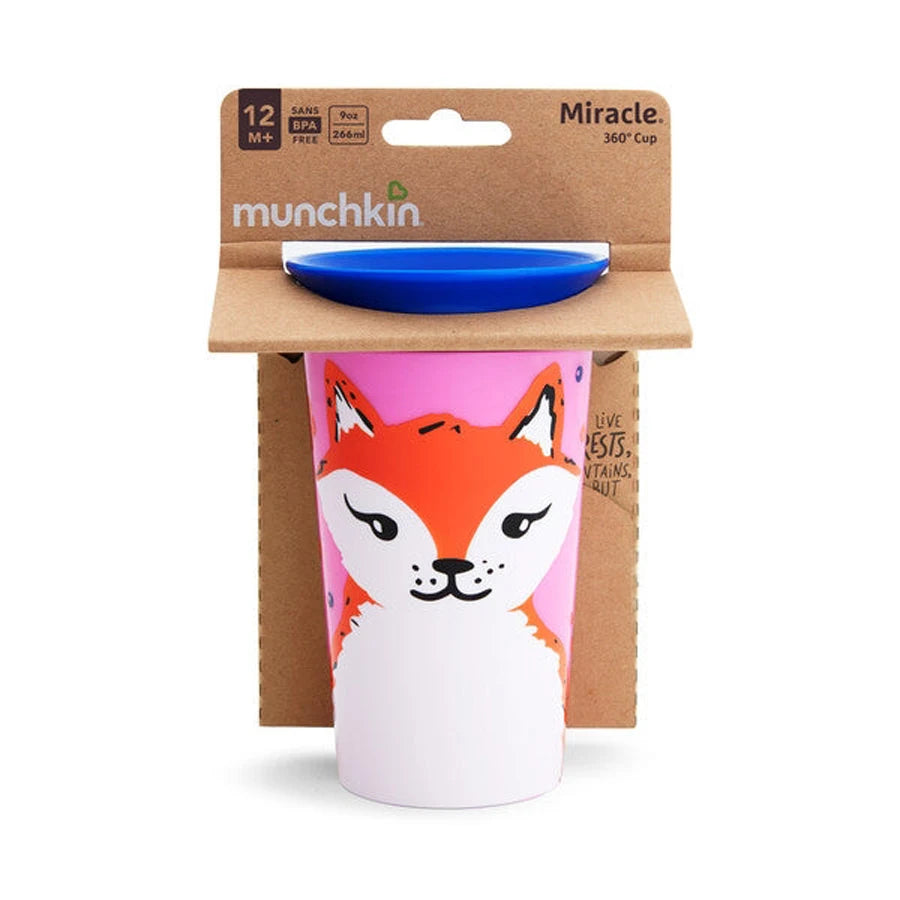 Munchkin - Miracle 360 WildLove Sippy Cup 1pc 9oz - Fox