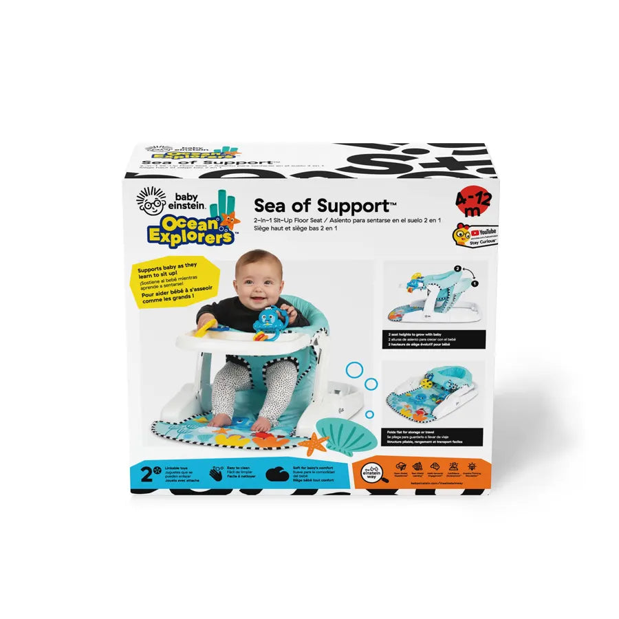 Baby Einstein - Sea of Support 2-in-1 Sit-Up Floor Seat