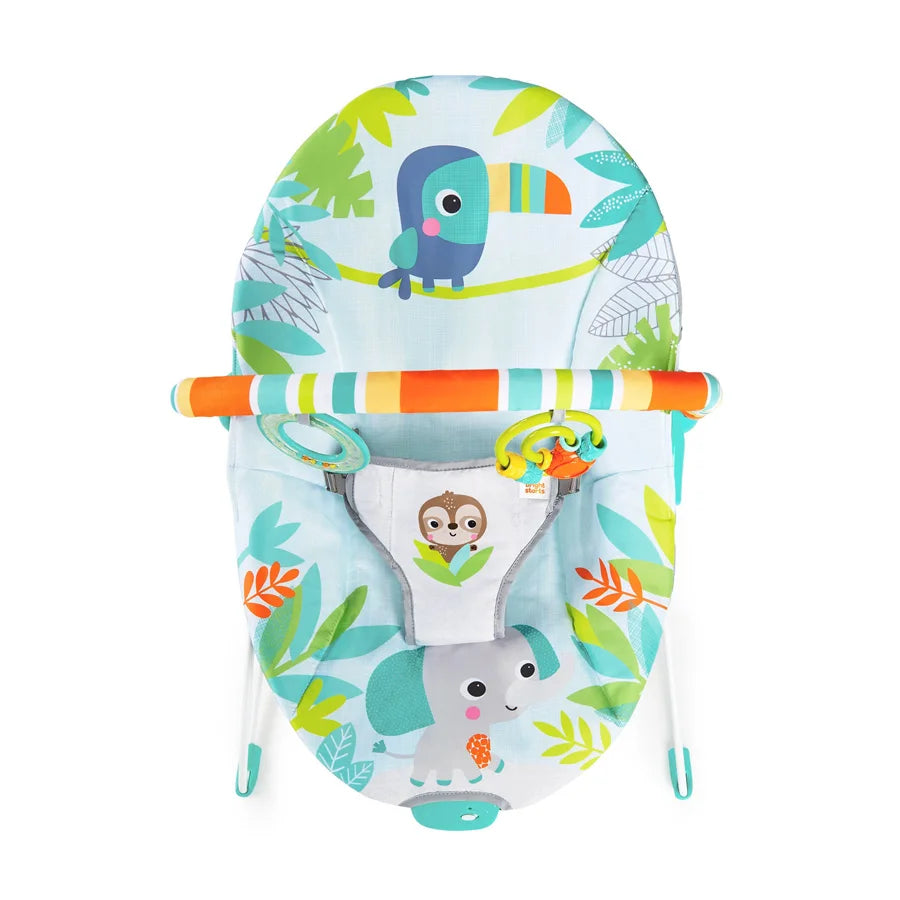 Bright Starts Rainforest Vibes Vibrating Bouncer Bright Starts Rainforest Vibes Vibrating Bouncer
