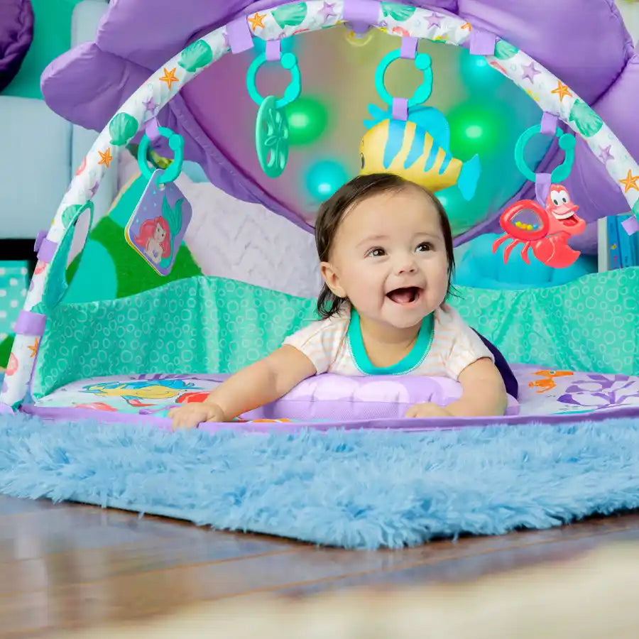Bright Starts The Little Mermaid Twinkle Trove Lights & Music Activity Gym