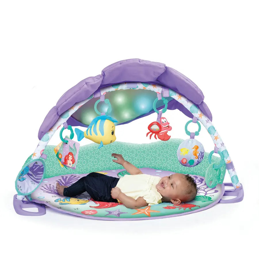 Bright Starts - The Little Mermaid Twinkle Trove Lights & Music Activity Gym