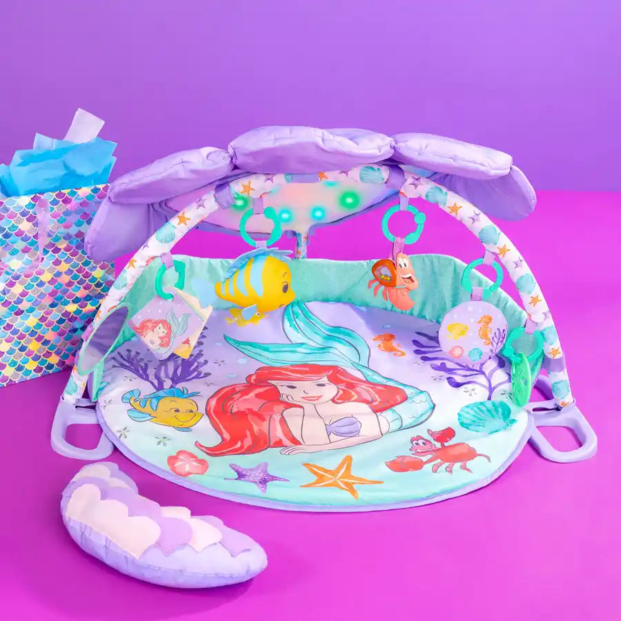 Bright Starts The Little Mermaid Twinkle Trove Lights & Music Activity Gym