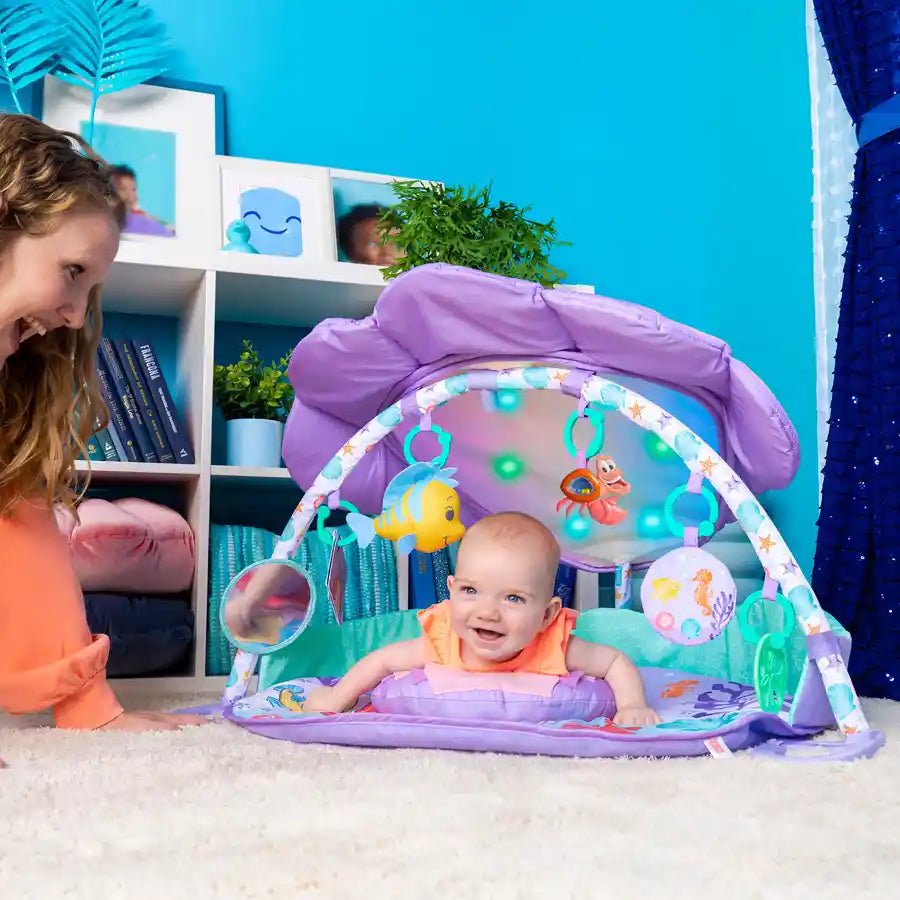Bright Starts The Little Mermaid Twinkle Trove Lights & Music Activity Gym