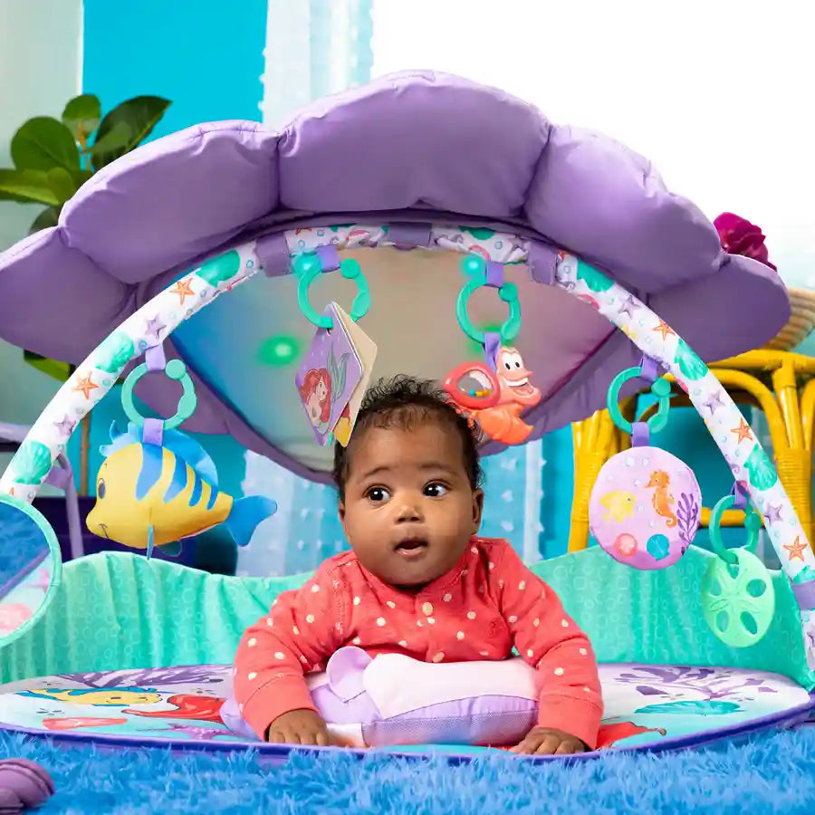 Bright Starts The Little Mermaid Twinkle Trove Lights & Music Activity Gym