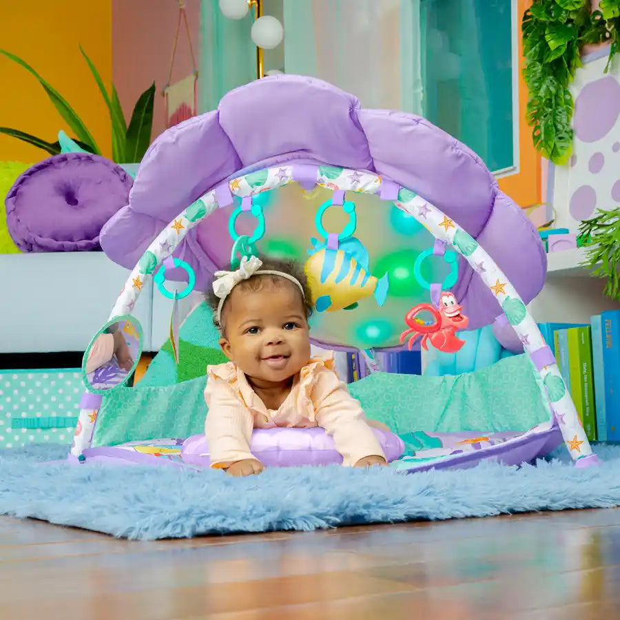 Bright Starts The Little Mermaid Twinkle Trove Lights & Music Activity Gym