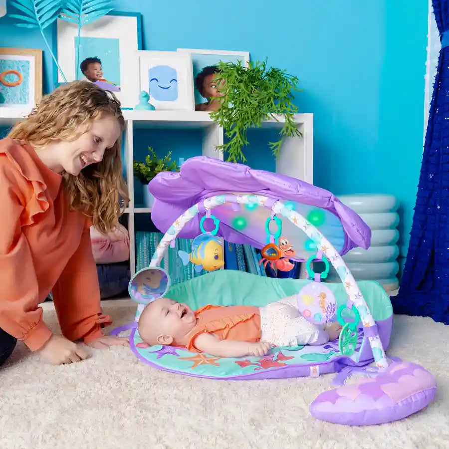 Bright Starts The Little Mermaid Twinkle Trove Lights & Music Activity Gym