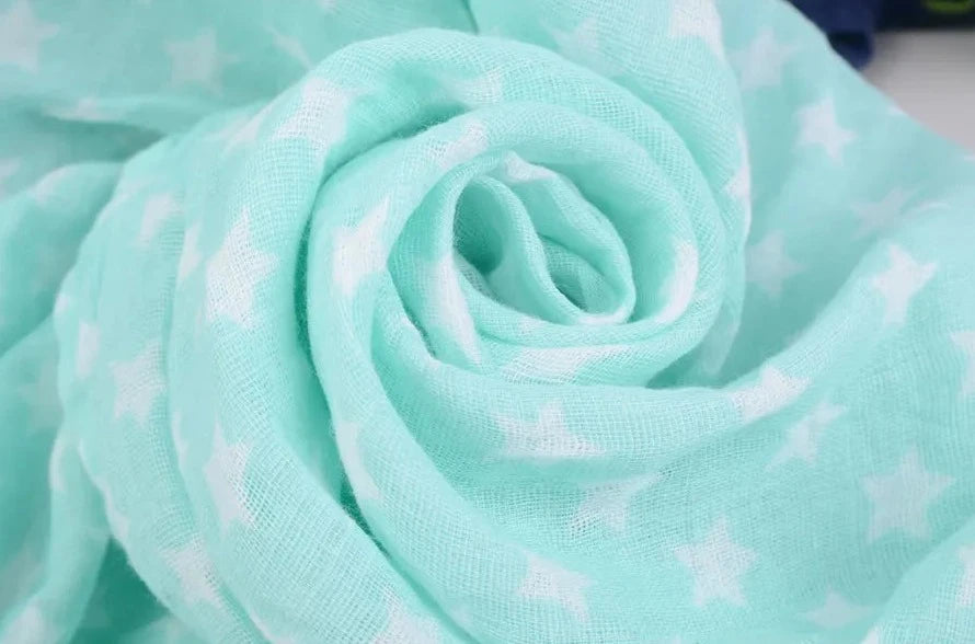 Hudson Baby Muslin Swaddle Blanket Gift 3pc - Space
