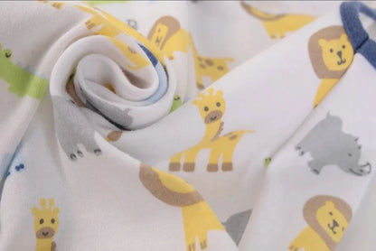 Hudson Baby Wrap Swaddle Blanket - Zoo
