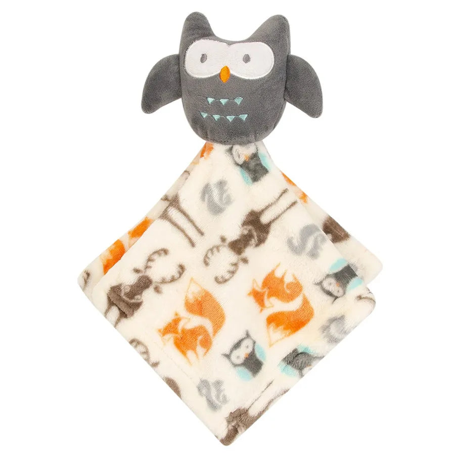 Hudson Baby - Blanket 2pc And Security Blanket - Owl