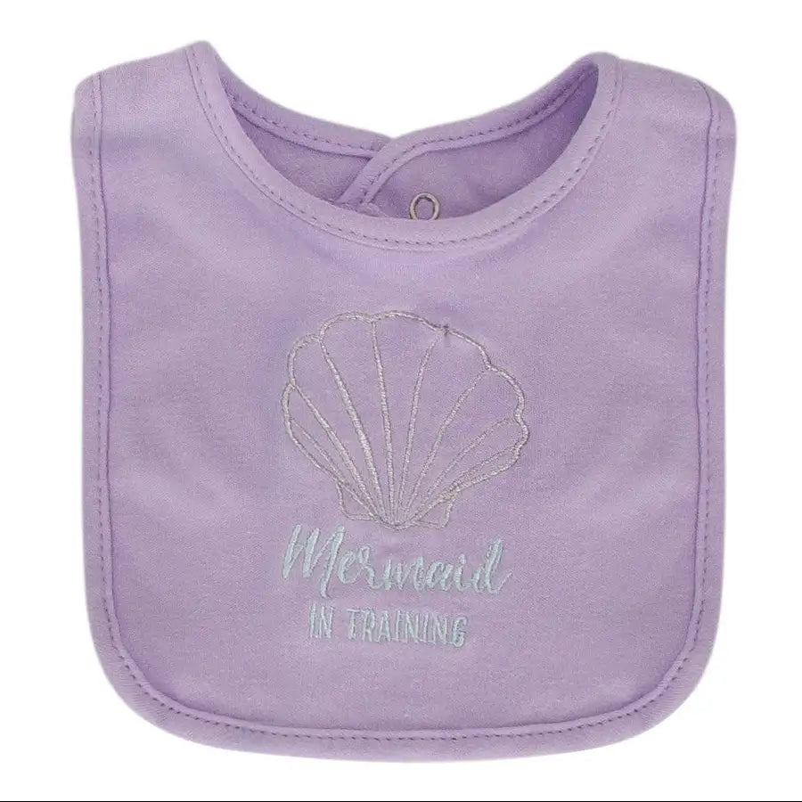 Hudson Baby Interlock Terry Bib - Mermaid (Pack of 5)