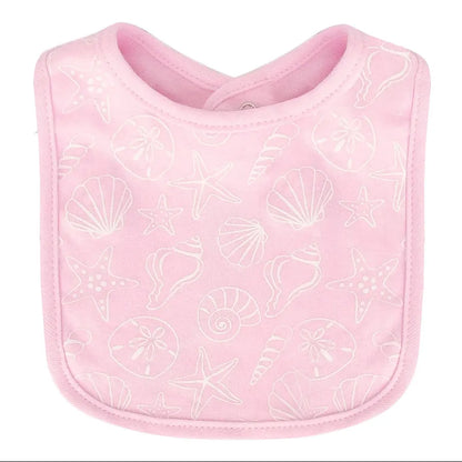 Hudson Baby Interlock Terry Bib - Mermaid (Pack of 5)