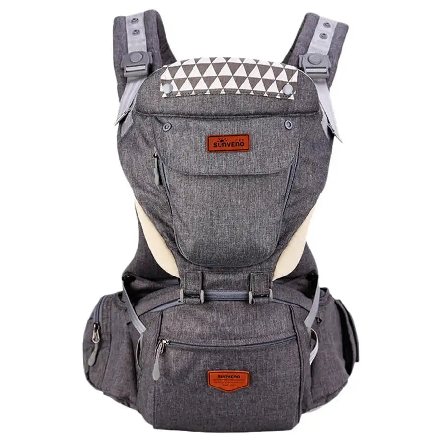Sunveno Kangaroo Style Ergonomic Baby Carrier (Grey)