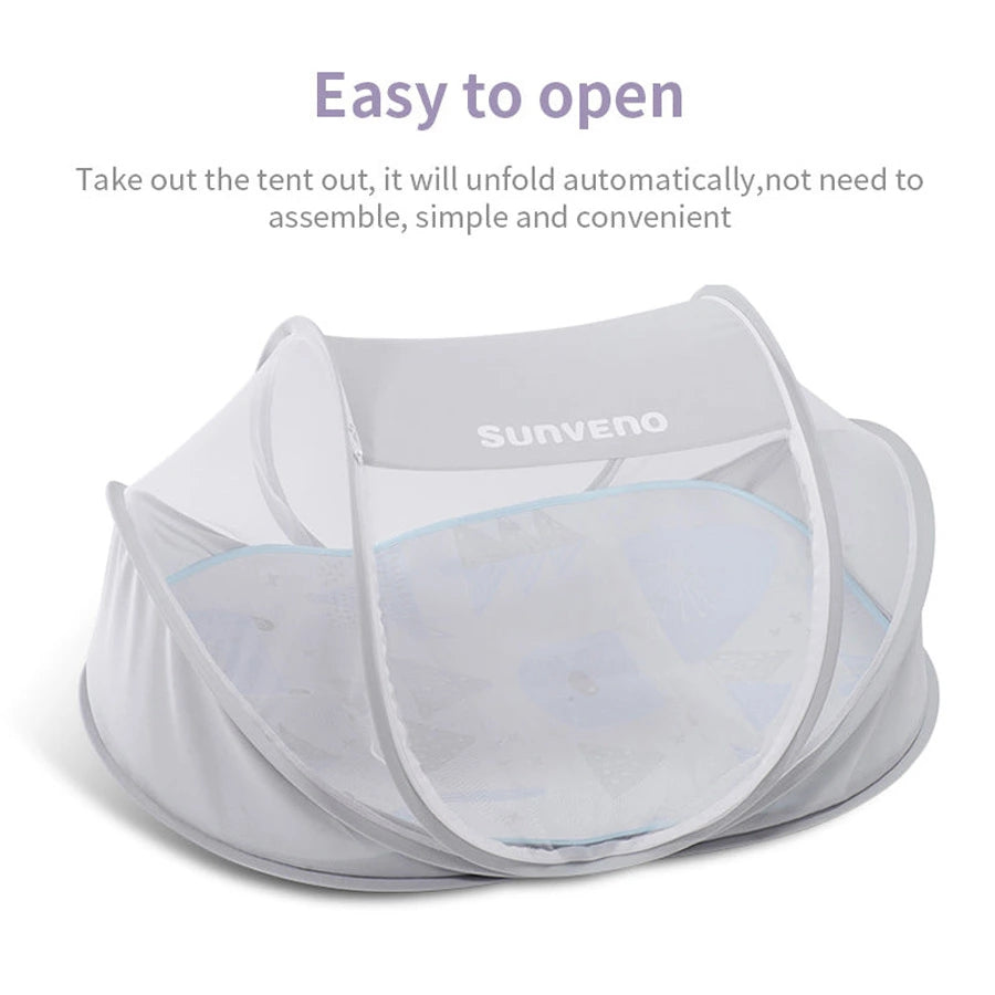 Sunveno - Portable Baby Bed w/t Mosquito Net