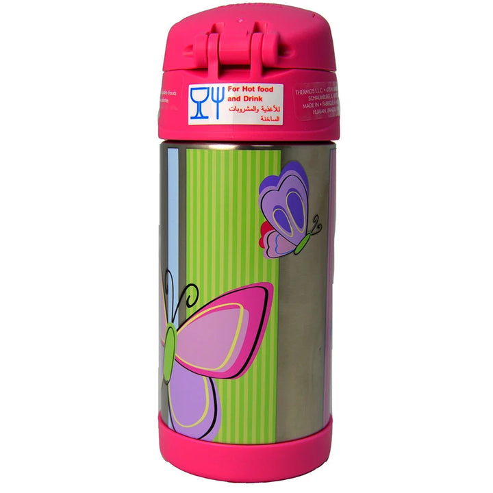 Thermos - Funtainer Stainless Steel Bottle - Butterfly (355 ml)