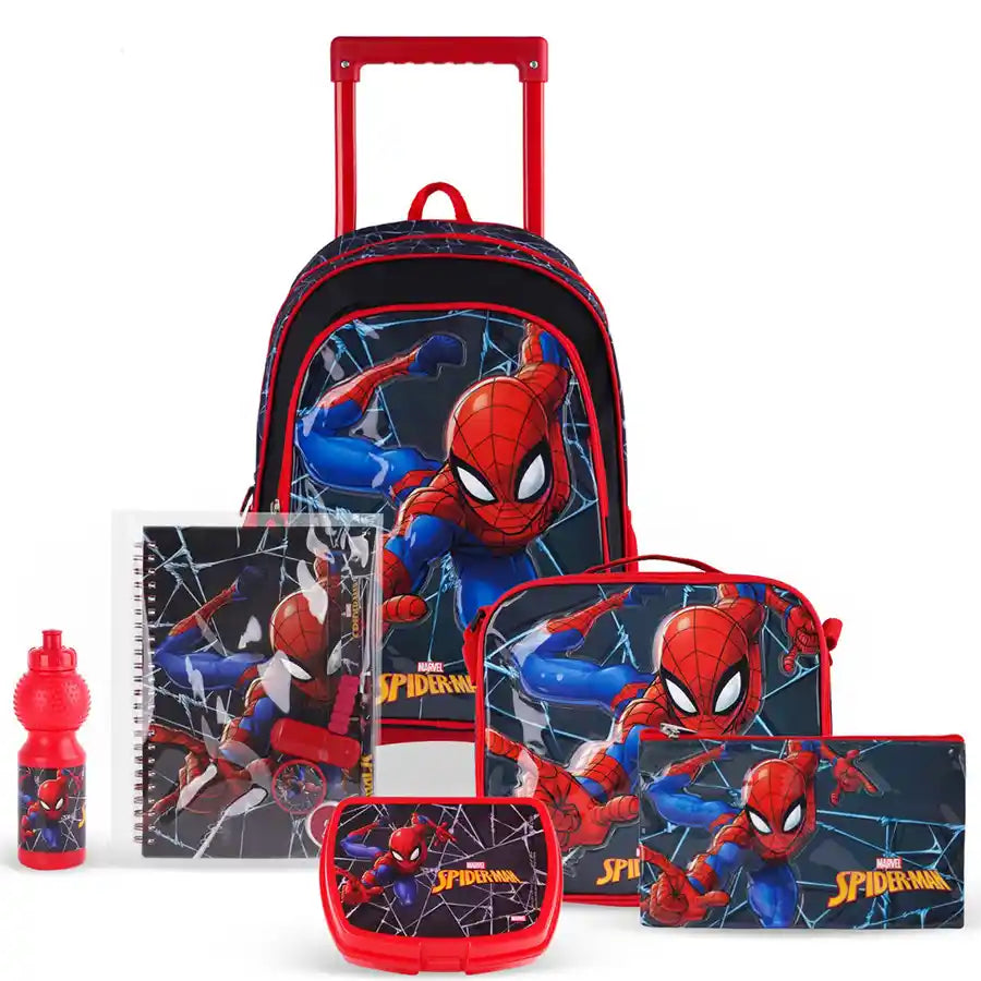 Marvel Spiderman Web Sling Time 6in1 Box Set 16"