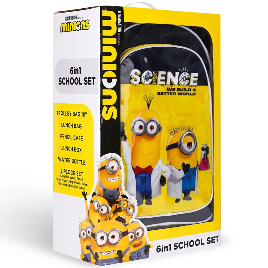 Universal Minions Minion Science 6in1 Box Set 18"