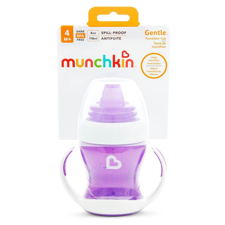Munchkin - Gentle Transition Cup 4oz (Purple)
