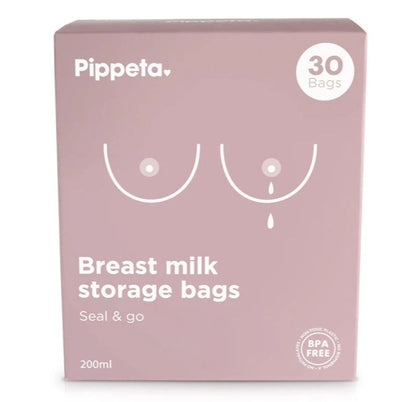 Pippeta Breast Milk Storage Bags | 30 Pack
