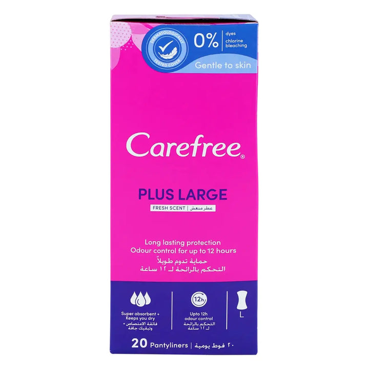 Carefree Large Pantyliners Fresh Scent Pack of 20