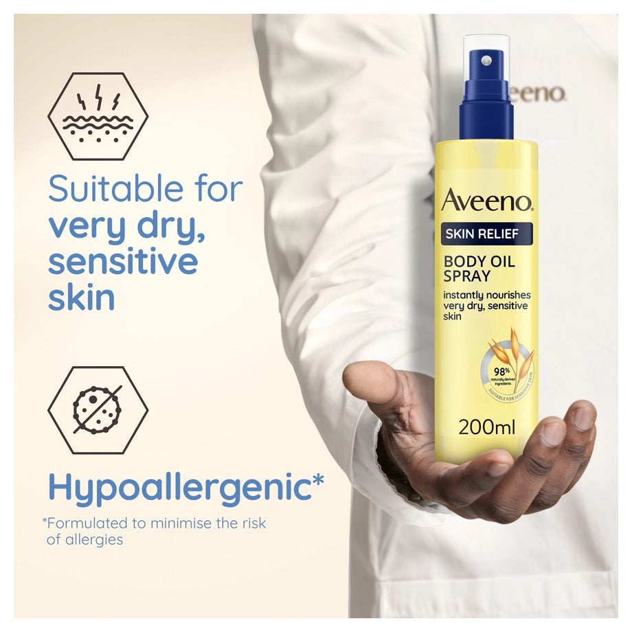 Aveeno Skin Relief Body Oil Spray 200ml